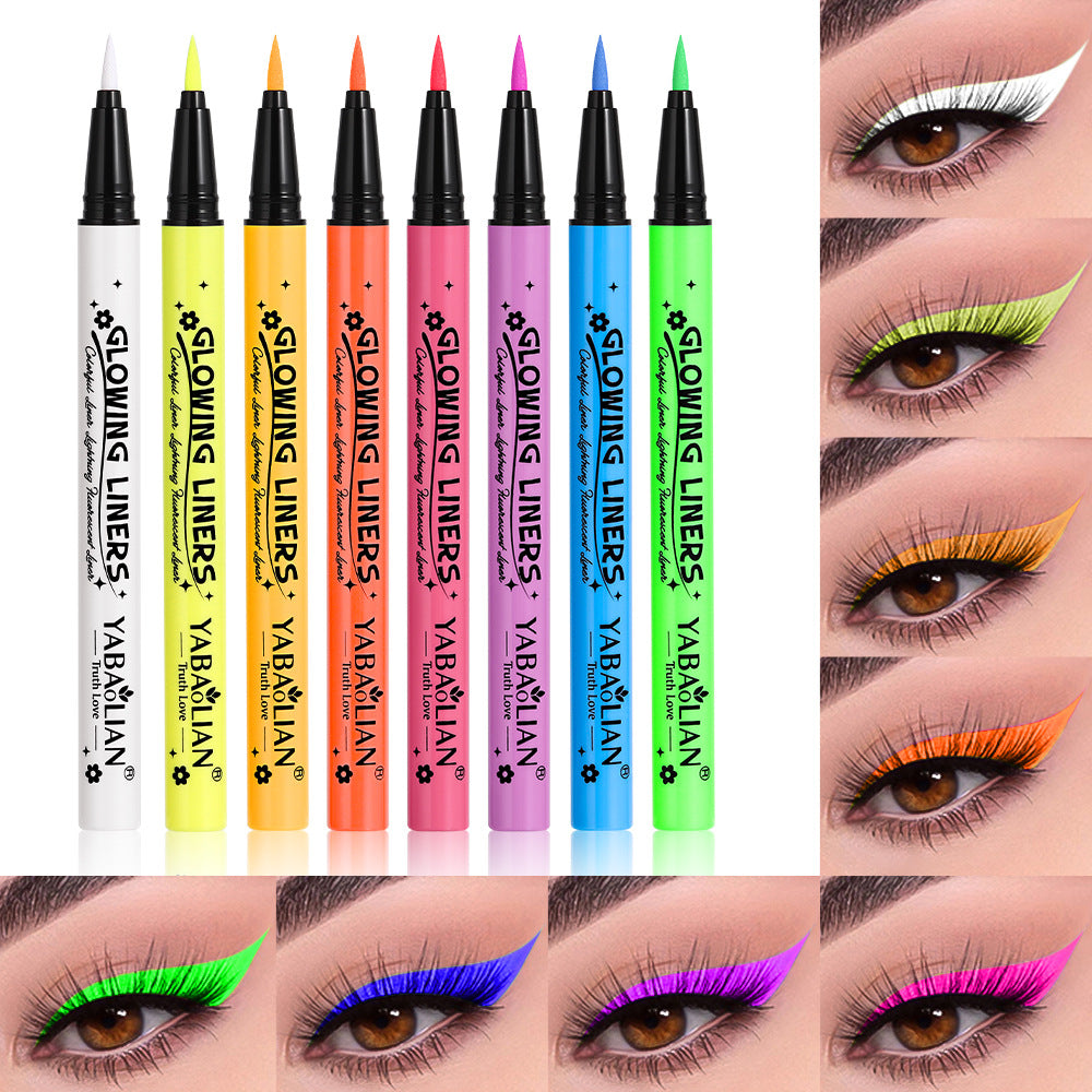 Eyeliner Fluorescent Makeup Waterproof And Sweatproof - 0 - CJ