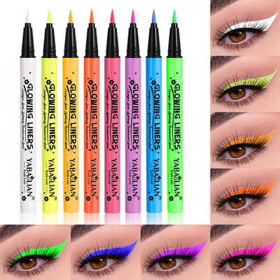 Eyeliner Fluorescent Makeup Waterproof And Sweatproof - 0 - CJ