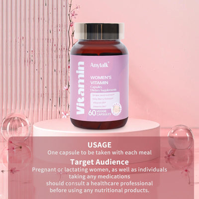Women's Multivitamin, Multidimensional Mineral Supplement, Revitalizes Energy, Improves Mood, Nourishes Hair, Skin And Nails - 5 - CJ