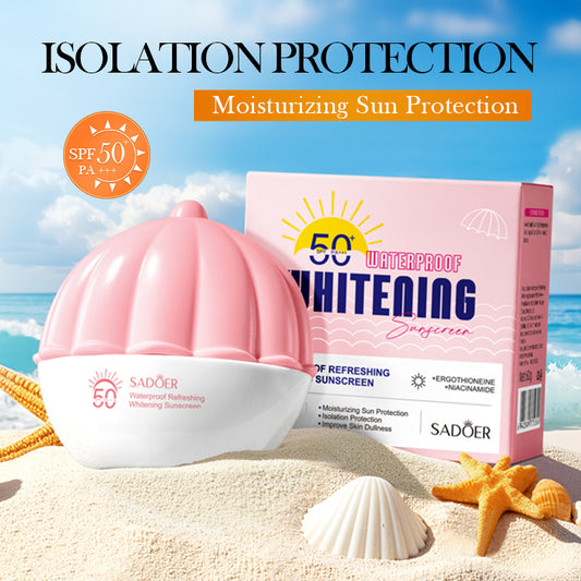 SADOER Waterproof Refreshing Whitening Sunscreen Cream SPF50 60g - 4 - CJ