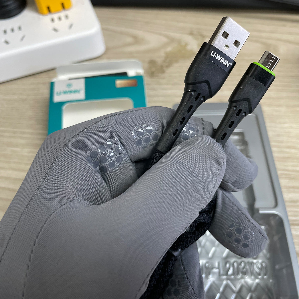 L203 Micro USB Cable 2.4A 1M Black USB 3.0 UWINN - 5 - CJ