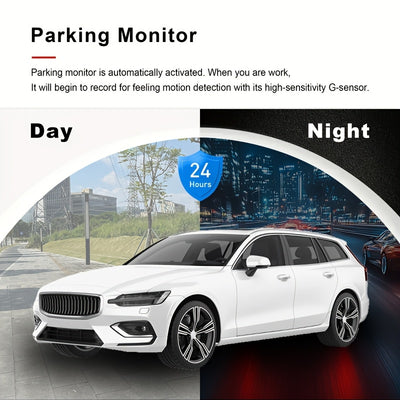 Driving Recorder HD 1080P Three - lens Parking Monitoring With Reversing Image - 5 - CJ