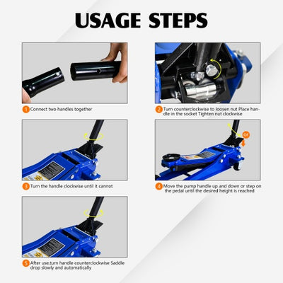 Heavy - duty Horizontal Floor Jacks - 5 - cjdropshipping