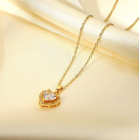 Exquisite Women's Wedding Jewelry Stainless Steel Gold - 5 - CJ