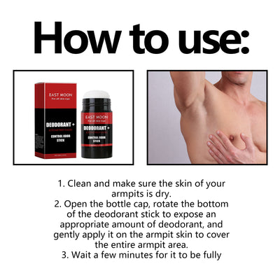 East Moon Control Odor Stick, Clean Armpit Odors Fresh And Long - Lasting Portable Body Stick - 5 - CJ