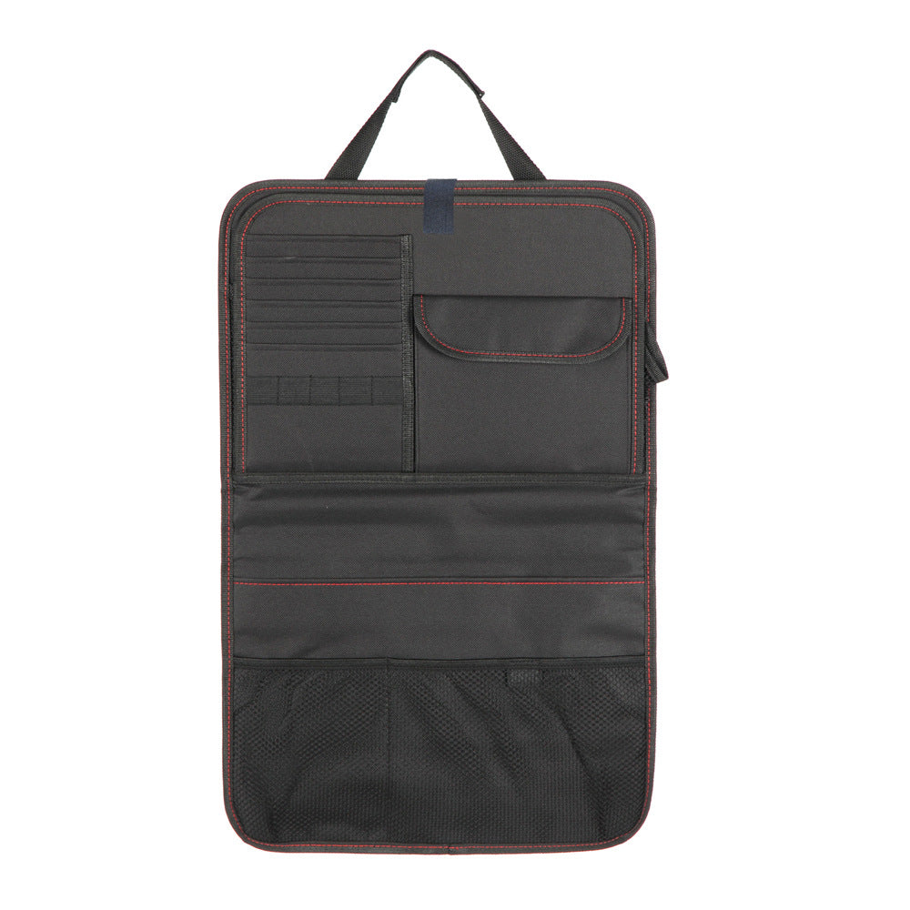 Car Seat Back Storage Bag Car Organizer Bag Foldable Dining Table Tray Travel Storage Bag Car Interior Accessories - 0 - CJ