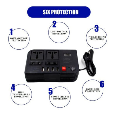Universal Car Power Inverter - 5 - CJ