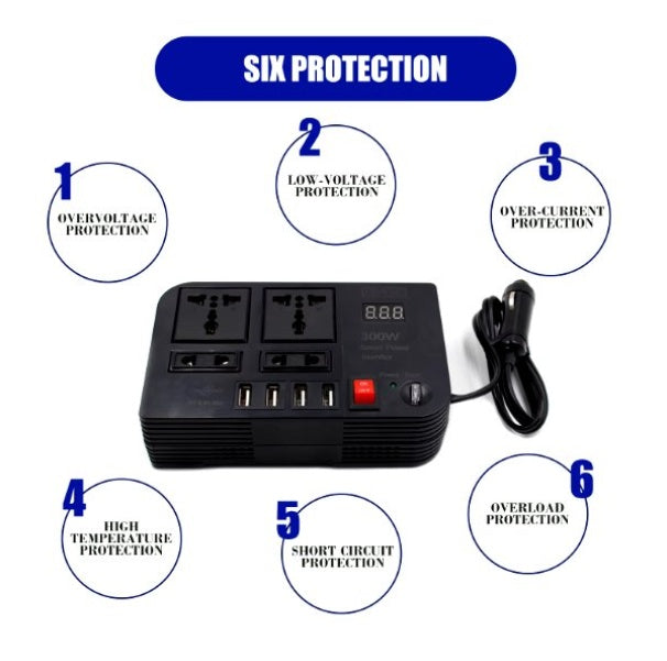 Universal Car Power Inverter - 5 - CJ