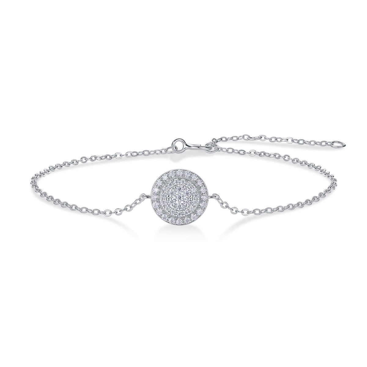 1Luxury Fashion Mossan Diamond S925 Silver Bracelet Prohibit TikTok sales - 5 - CJ