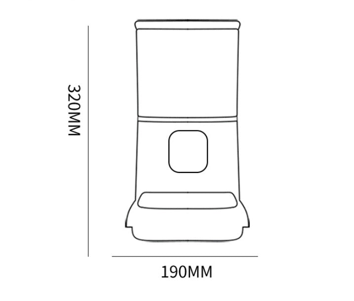 Pet Automatic Feeder Large Capacity Smart Voice Recorder APP Control Timer Feeding Cat Dog Food Dispenser With WiFi Pet Bo - 0 - CJ