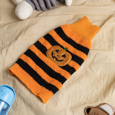 Halloween Dog Sweaters Pet Costume Teddy Warm Leisure Sweater Cosplay Clothes For Dogs Pets Outfits - 0 - CJ - Orange - XL - CJGD180981305EV