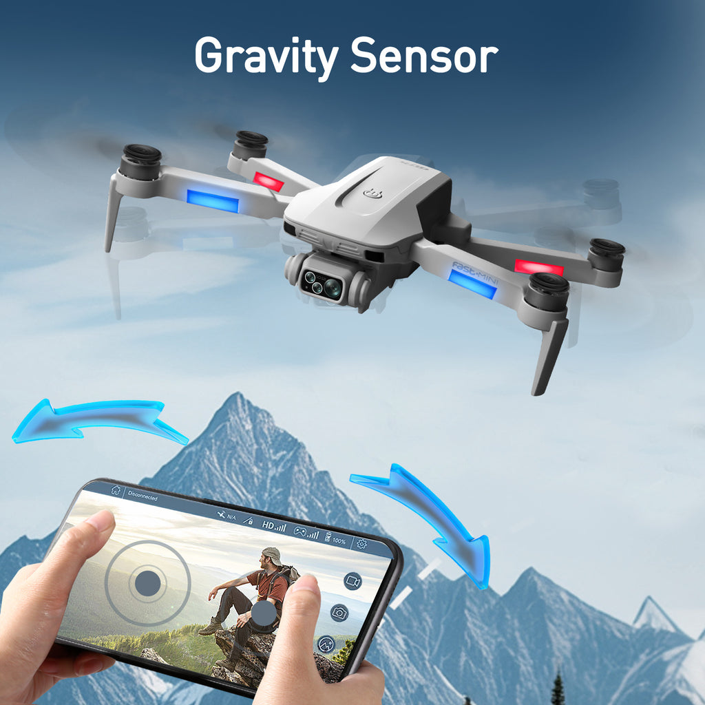 4DRC F8 RC Drone GPS 5G WIFI 4K Dual Camera Selfie FPV RC Quadcopter With 4.5 HD LCD Screen,Follow Me