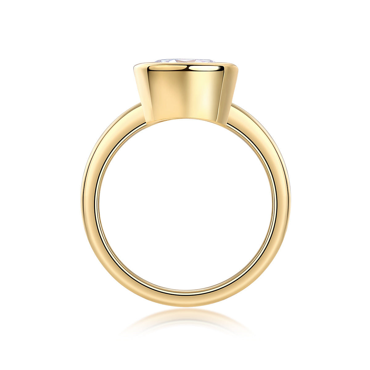 1Time Bubble Large Diamond Ring Luxury Fashion Set Moissanite Silver Ring Prohibit TikTok sales - 5 - CJ
