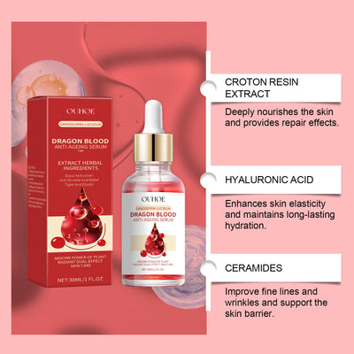 OUHOE Dragon Blood Essence, Facial Skin Contour Radiance Hydrating Moisturizing Essence - 5 - CJ