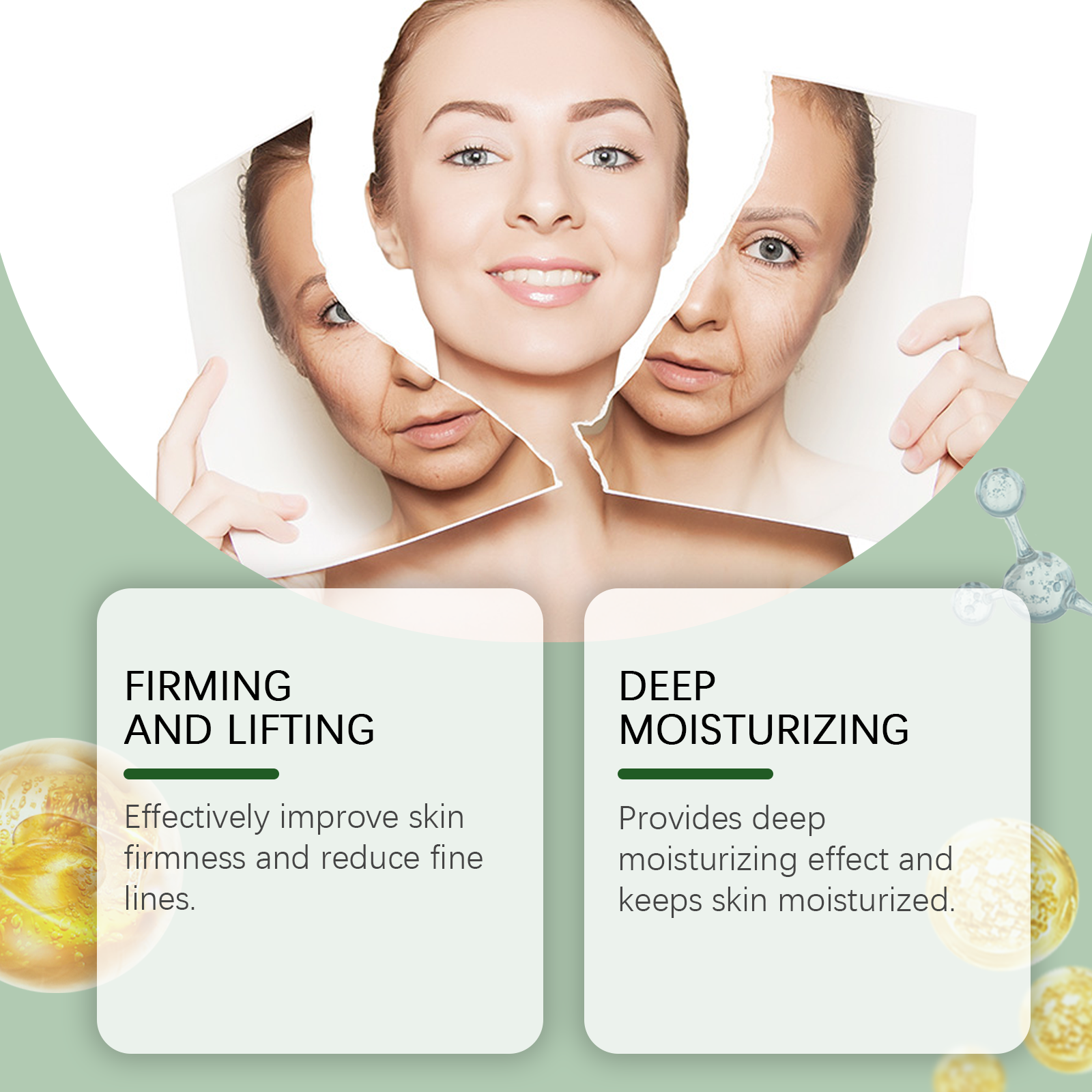 EELHOE Firming Moisturizer Hydrates And Lifts Care For Facial Skin Soft Shine Brightening Cream - 5 - CJ