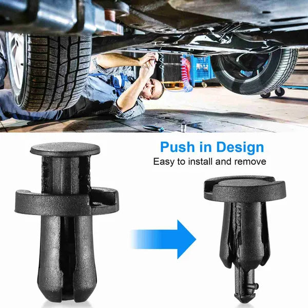 500Packs Bumper Fastener Rivets 30 Kinds Bumper Push Clips Fender Replacement - 5 - CJ