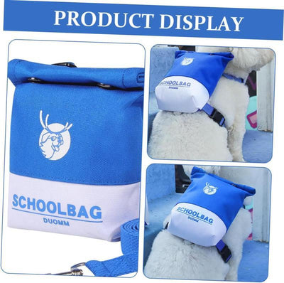 Pet Self Backpack Backpacks Rucksack SmallDog Bag Outdoor Pet Backpack Dog VestBackpack Portable Dog Backpack Dog SupplyBackpack For Dog Polyester Puppy Travel Strap - 5 - CJ