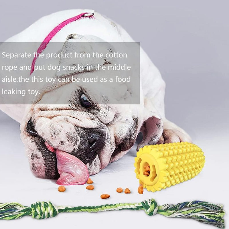 Dog Toys, Dog Toys Suitable For Strong Chewing, Durable And Chewy Squeaking Interactive Dog Toys, Small, Medium And Large Dog And Puppy Teeth Chewing Corn Cob Toys - 5 - CJ