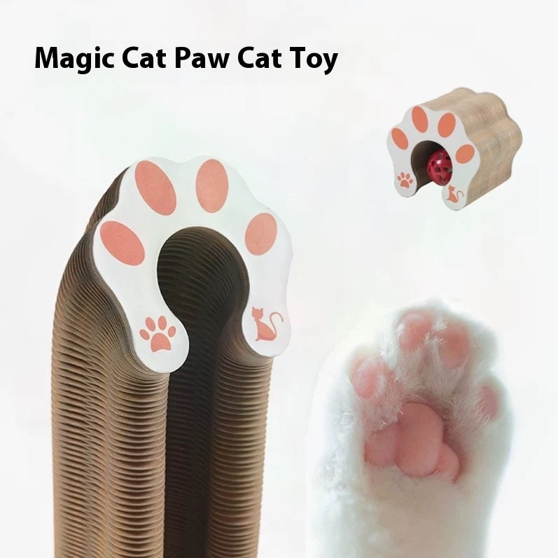 Folding Cat Scratcher, A Magical Foldable Toy - 5 - CJ