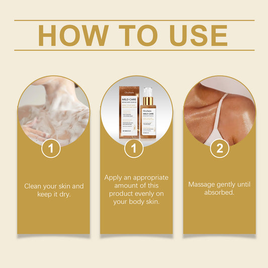 OceAura Bronze Body Glitter Oil Glitter Bronzer Rose Gold Highlighter Waterproof Moisturizing Massage - 5 - CJ
