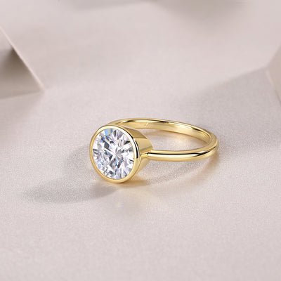 1Time Bubble Large Diamond Ring Luxury Fashion Set Moissanite Silver Ring Prohibit TikTok sales - 5 - CJ