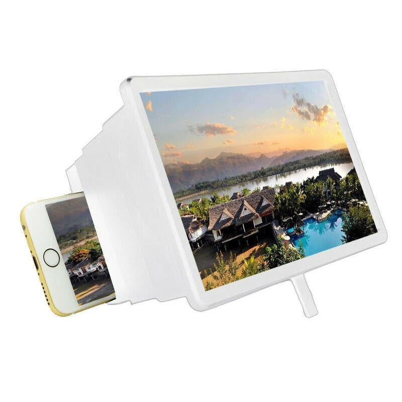 White Mobile Phone Screen Magnifier, Bringing A Wider Viewing Field - 5 - CJ