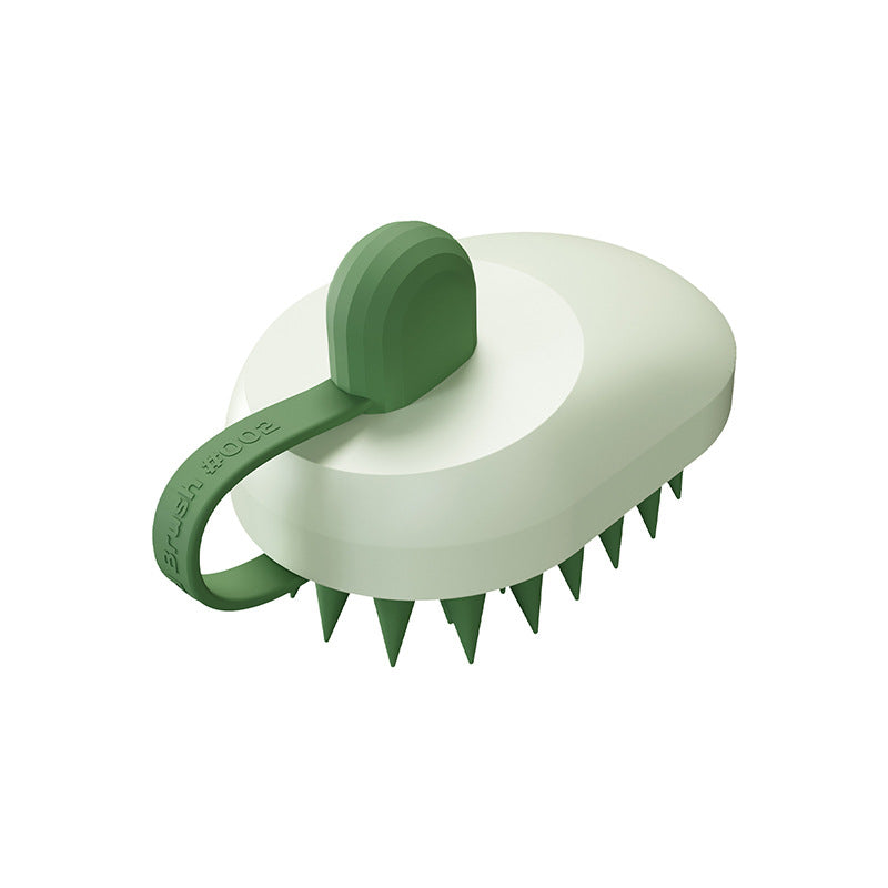 Soft Silicone Pets Hair Remover Comb Handheld Bath Shower Hair Shampoo Massage Brush For Dogs Cats Cleaning Tools Pet Products - 0 - CJ - Green - CJGY198668703CX