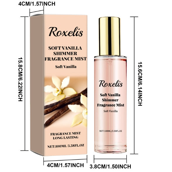 Roxelis Nude Vanilla Glitter Eau De Parfum Spray Long - lasting Fragrance - 5 - CJ