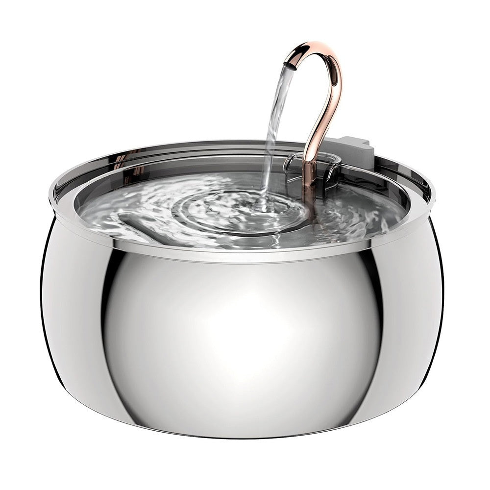 4L Water Drop Large Capacity Pet Stainless Steel Water Dispenser - 0 - CJ