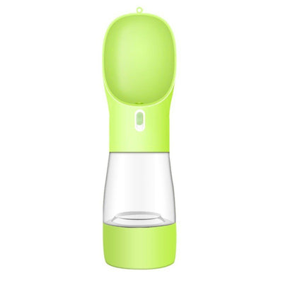 Pet Dog Water Bottle Feeder Bowl Portable Water Food Bottle Pets Outdoor Travel Drinking Dog Bowls Water Bowl For Dogs - 0 - CJ - Green - Solid color - CJHS162047404DW