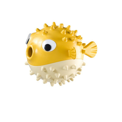 Dog Chew Toys, Dog Squeaky Toys For Aggressive Chewers, Tough Durable Fish Shape Interactive Dog Teeth Grinding Toy For Small Medium Large Puppy Dogs Yellow - 5 - CJ