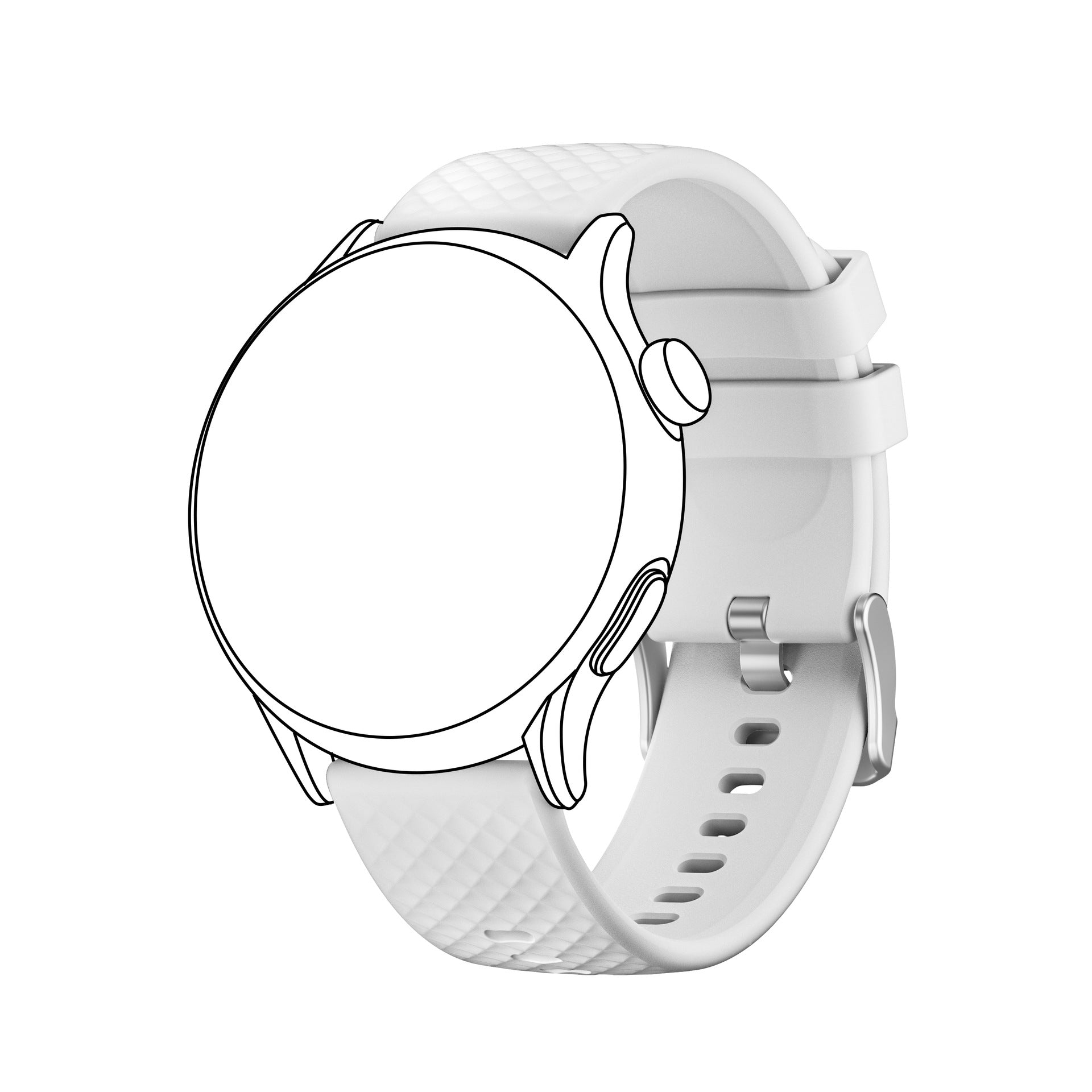 Smart Wearable Accessories,Silicone Watch Bands, Slim Watch Straps With Quick Release, 22mm - 5 - CJ