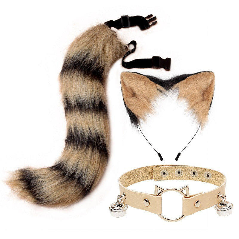 Ear Cat Tail Set Hair Hoop - 0 - CJ