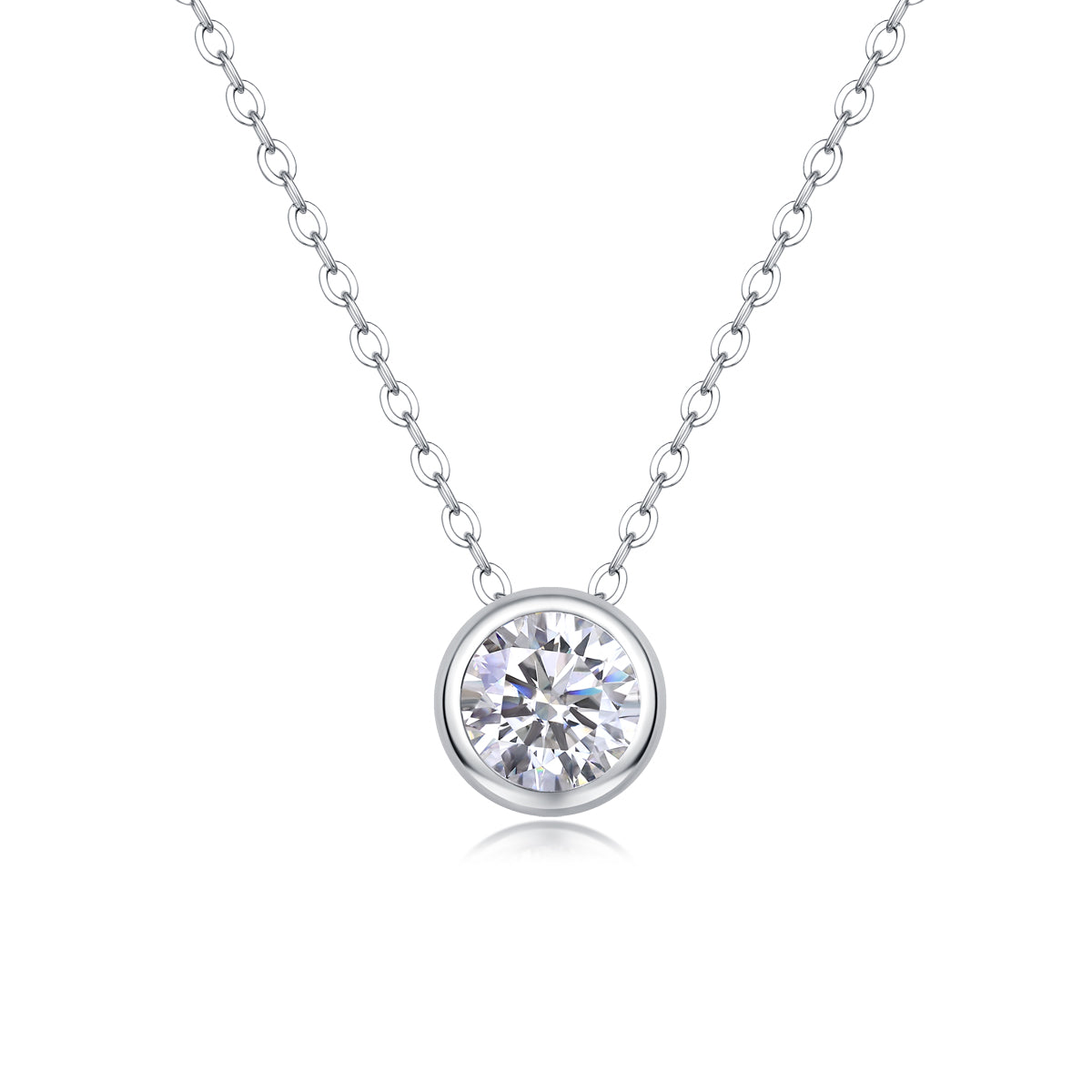 1Purity - A Fashionable And Luxurious Diamond Jewelry Pendant Set With 1 - carat Moissan Diamond S925 Sterling Silver Prohibit TikTok sales - 5 - cj