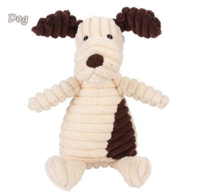 Vocal Animal Plush for Pet Dog Molar Teeth Cleaning Training - 0 - CJ