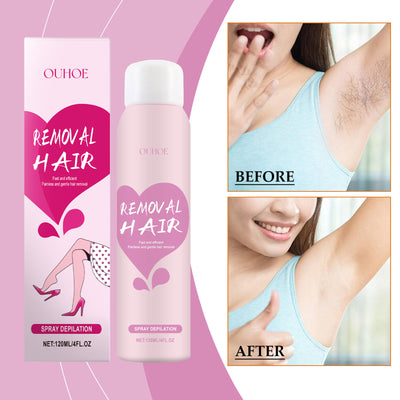 OUHOE Mousse Body Hair Removal Spray, All Over The Body Armpits, Hands, Legs Smooth And Delicate Skin Gentle Hair Removal - 5 - CJ