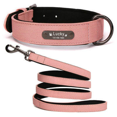Soft Leather Dog Collar Collar For Large Dogs - 7 - CJ