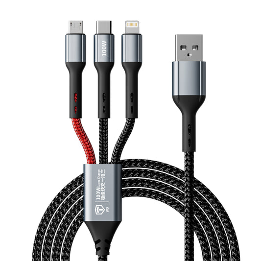 L302 3 - in - 1 Cable PD 1M Black UWINN - 5 - CJ