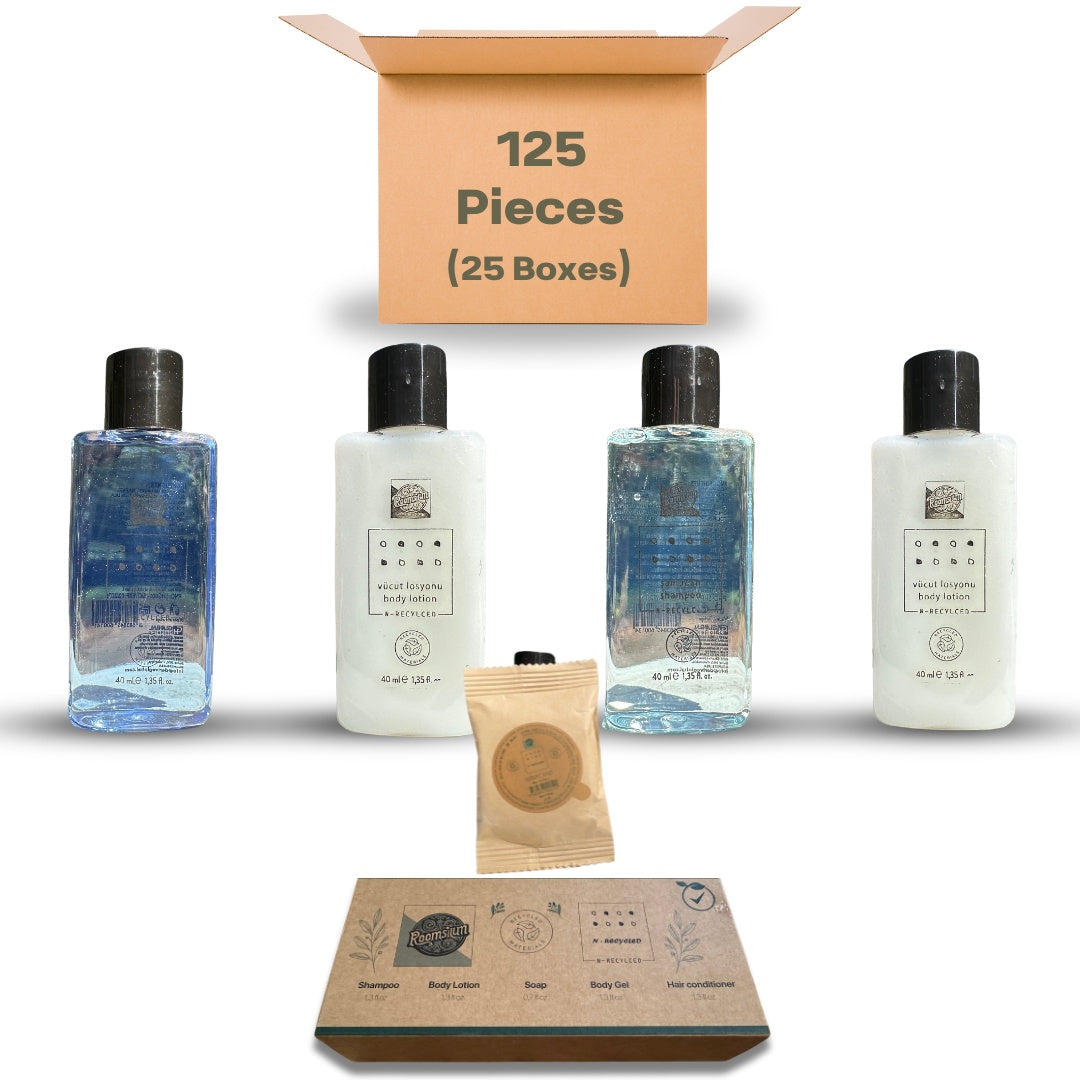 Roomsium NRecycled Turkish Bath Retreat 125 Piece Eco Luxury Amenities Set - 5 - CJ