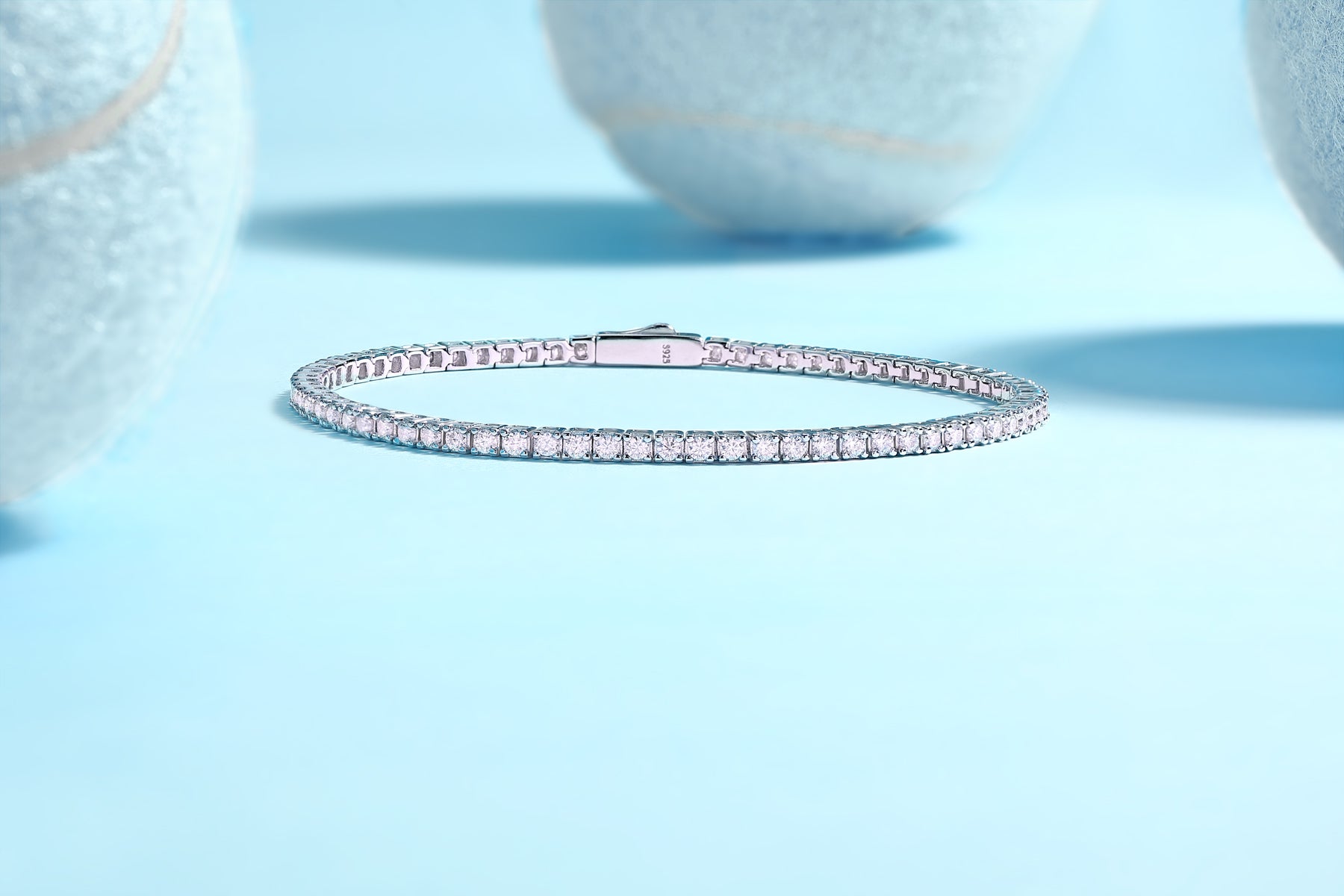 1One Of A Kind Luxury Fashion Mosan Diamond Silver Jewelry Comparable To Natural Diamond Bracelet Prohibit TikTok sales - 5 - CJ