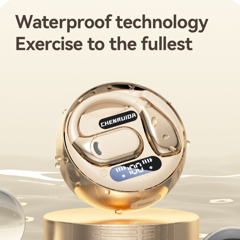 Fall Open - Ear Weireless Earphone, Lightweight Earphone With Charging Case, Noice Cancelling Bluetooth - CompatibleStereo Earbuds For Sports, Gaming, Calling, Busines