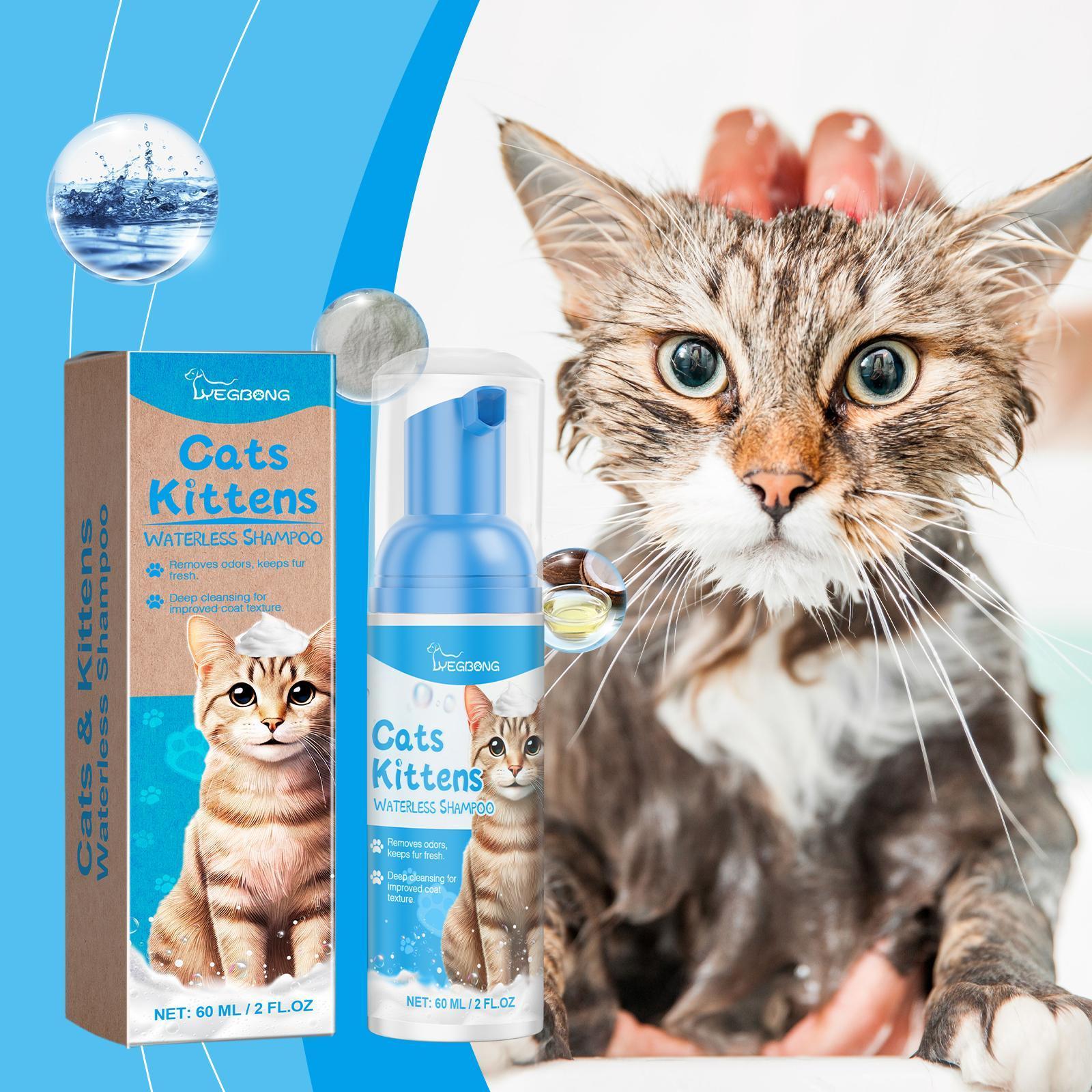 Yegebang Cat Cleaning Mousse Mild Non - irritating Pet Cleaning Foam - 5 - CJ