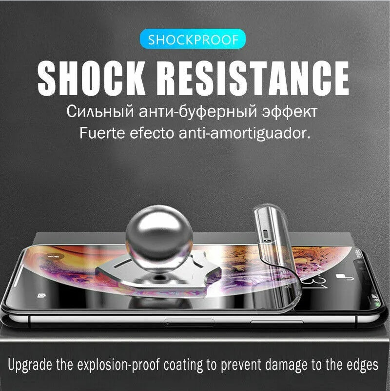 2PCS Hydrogel Screen Protector For  15 14 13 12 11 Pro Max SE X XS XR 8 7 - 5.0 - CJ