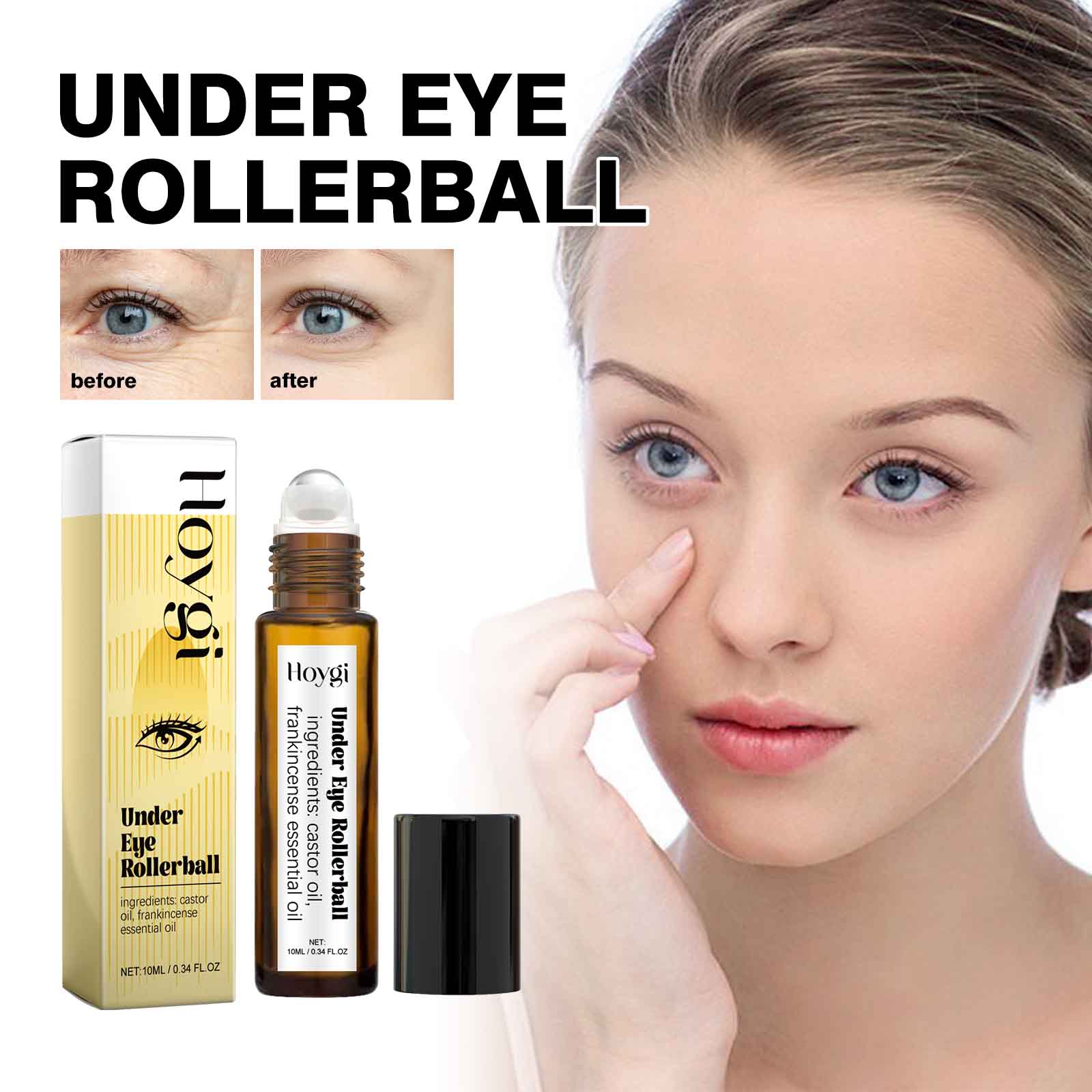 Hoygi Eye Ball Essence Oil Moisturizes And Moisturizes Eye Skin, Lightening Fine Lines And Softening Eye Area Essence Oil - 5 - CJ