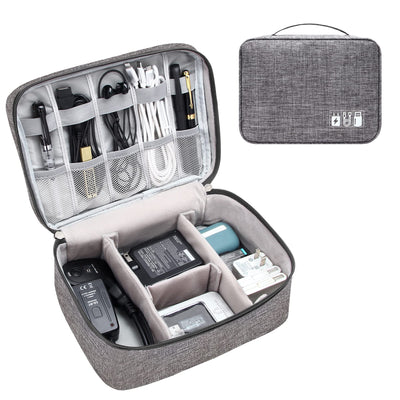 Electronics Organizer Travel Cable Organizer Bag Waterproof Portable Digital Storage Bag Electronic Accessories Case Cable Charger Organizer Case - 5 - CJ