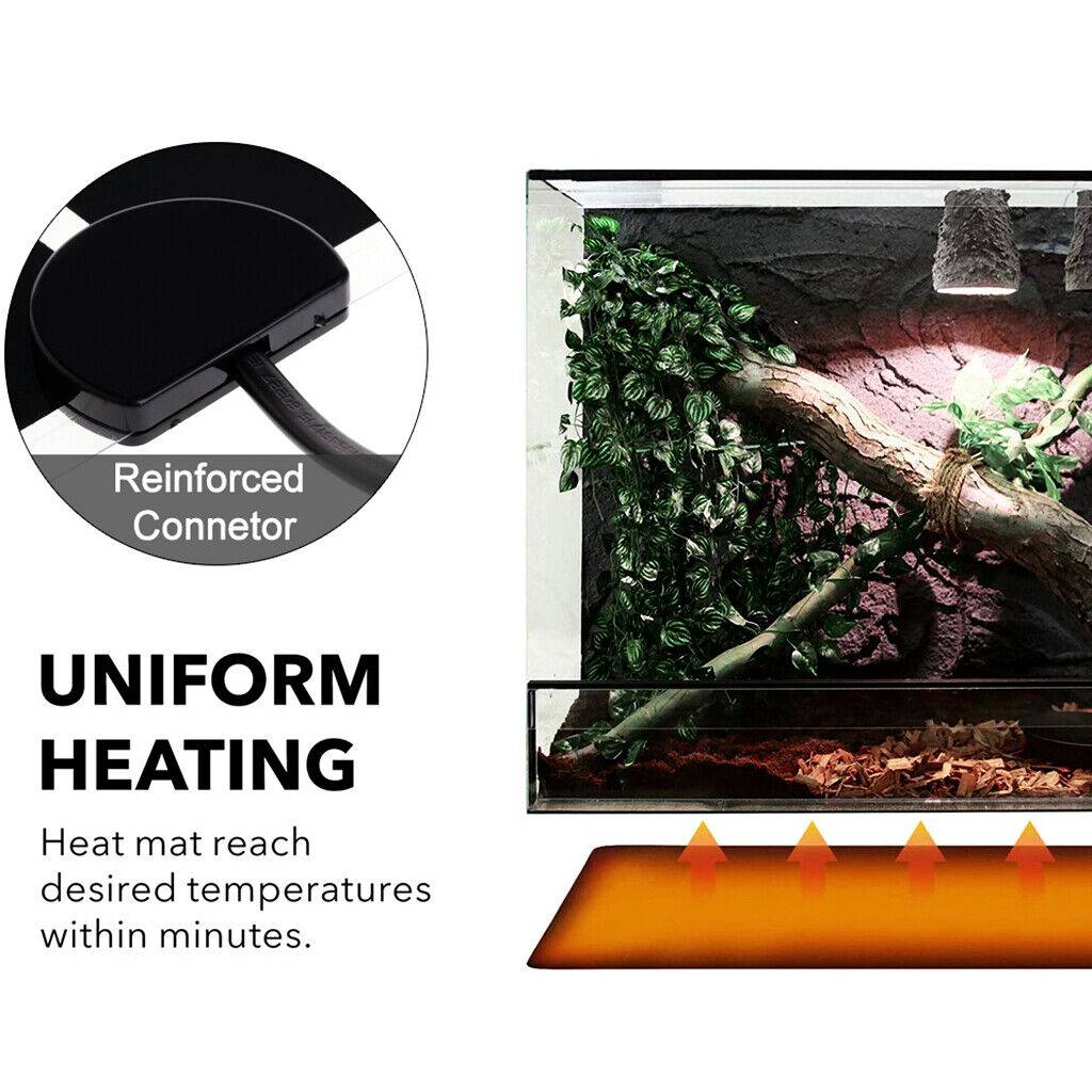 Pet Reptile Terrarium - Heizkissen - Heizmatte Mit Thermostatregler EU - Stecker - 5 - cjdroshippping