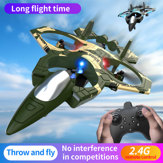 K500 Combat Drone Four - Channel Hovering Quadcopter With Altitude Hold, Flip Stunts, And Remote Control Lighting Plane - 5 - CJ