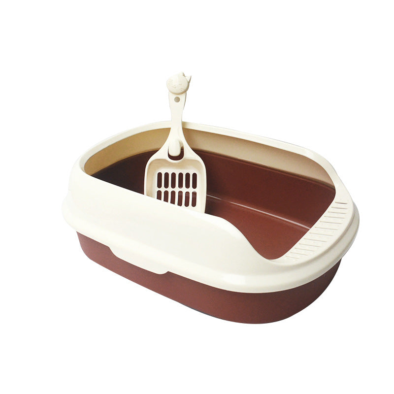 Pet Cat Litter Box With Shovel High - side Polyester Cat Litter Box - 0 - CJ
