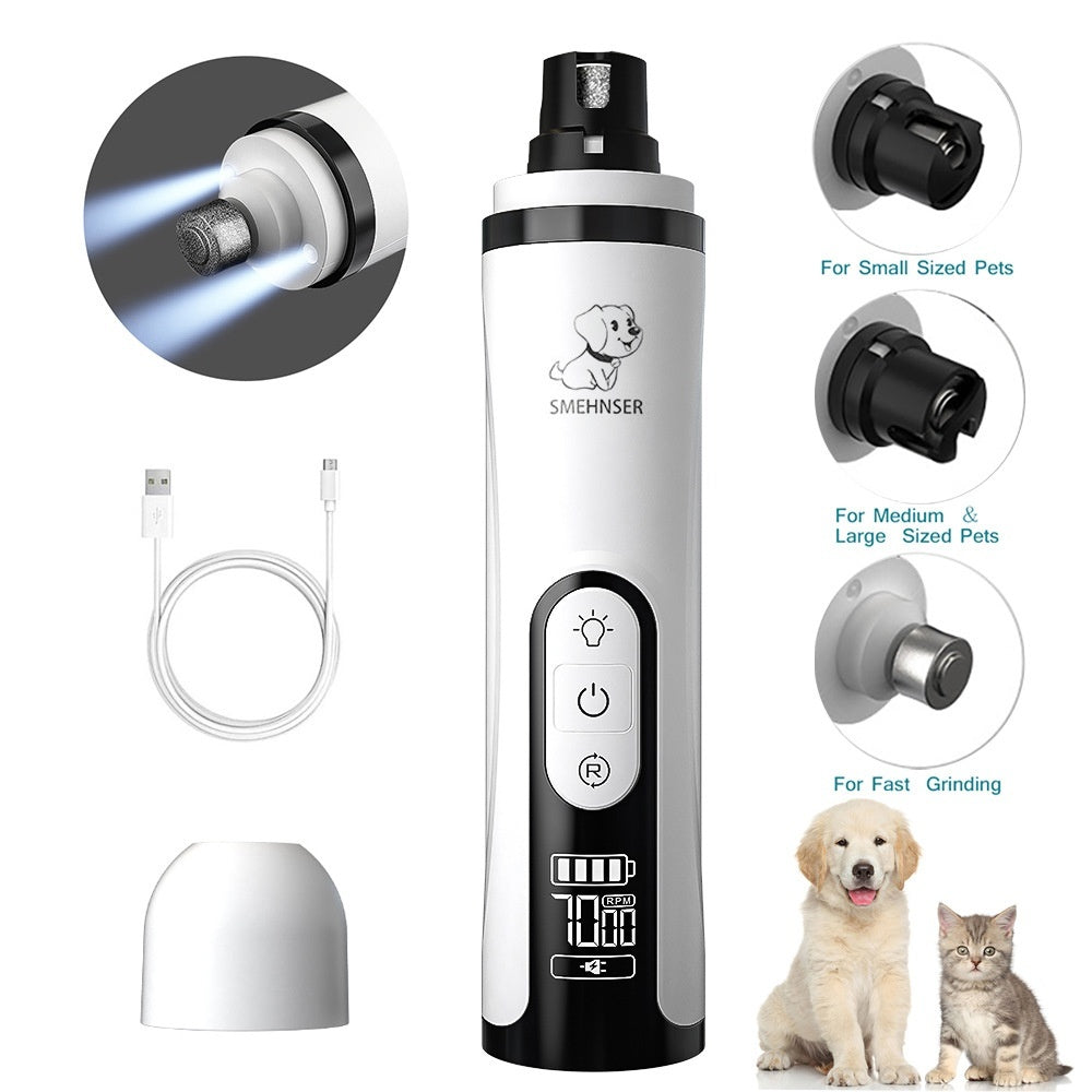 Pet Automatic Nail Piercing Device 3 - speed LED Electric - 0 - CJ