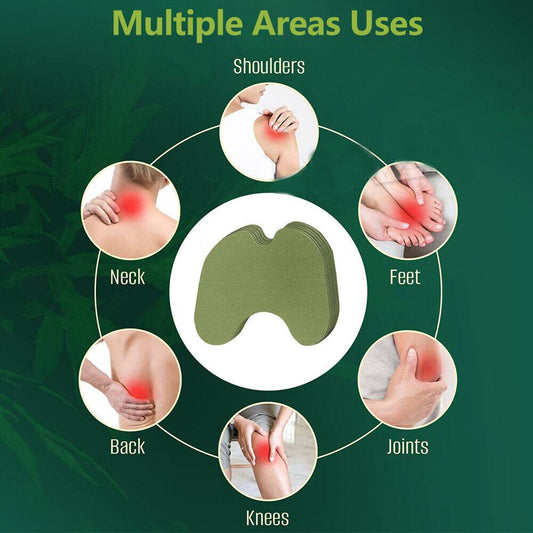 24x Wormwood Knee Plaster Sticker Wellnee Back Neck Pain Joint Ache Relief Patch - 5.0 - CJ